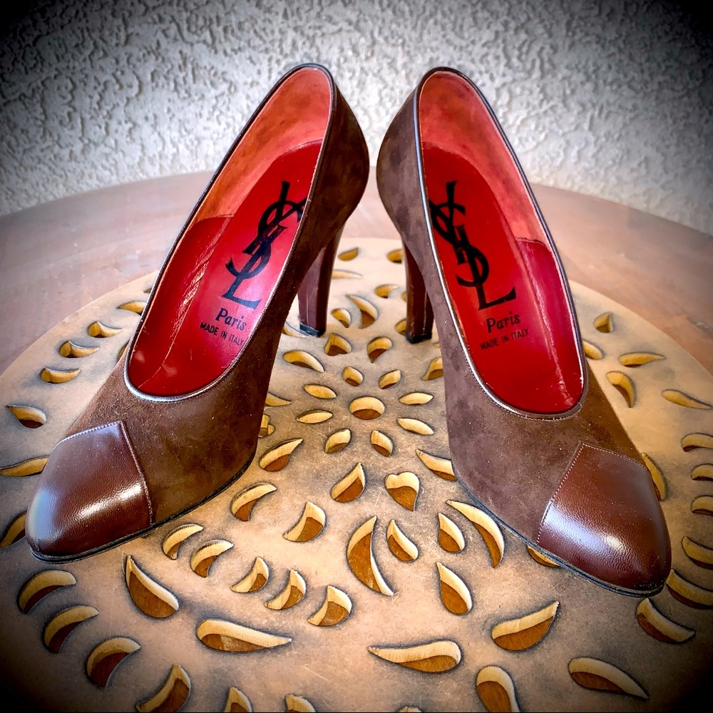 YSL Yves Saint Laurent Paris Heels  Sz 7.5